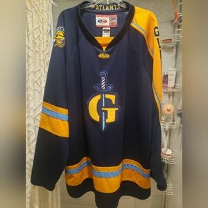 Authentic Atlanta Thrashers Atlanta Gladiators Stitched Jersey